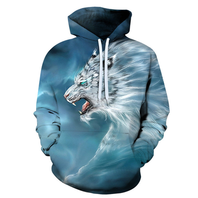 comprar BSCI Anime Cosplay Traje Totalmente Sublimado Hoodies Animal Impressão Hoodie Oversized online manufacture