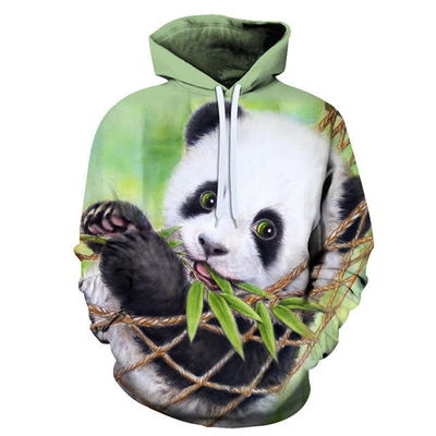 comprar Homens Panda de tamanho grande, com manga longa e bolso online manufacture