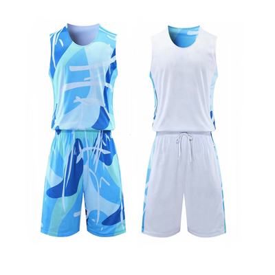 comprar Camisa de basquetebol reversível com calções, uniformes de treino para homens. online manufacture