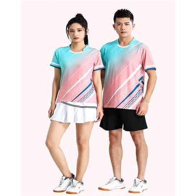 comprar Traje de badminton de secagem rápida para homens e mulheres Traje de ténis de mesa Traje de bola casual online manufacture
