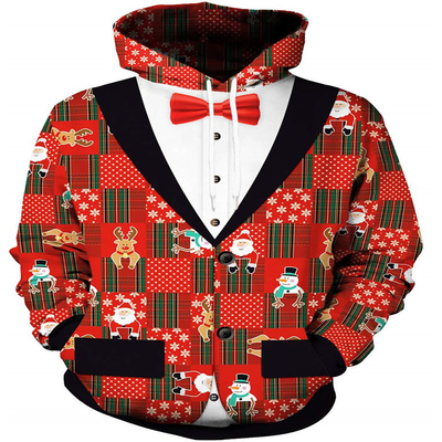 comprar Camisas de capota suéter gráfico de manga longa camisetas casuais com bolso online manufacture