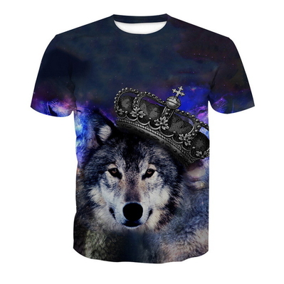 T-shirt de algodão de sublimação unisex