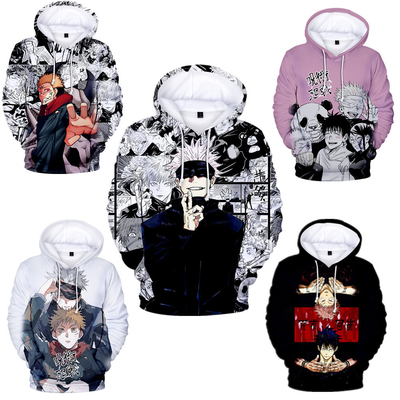 3D Impressão Anime Custom Sublimado Hoodies