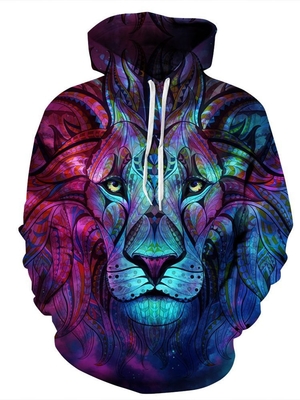 Capuz de impressão por sublimação multicolor