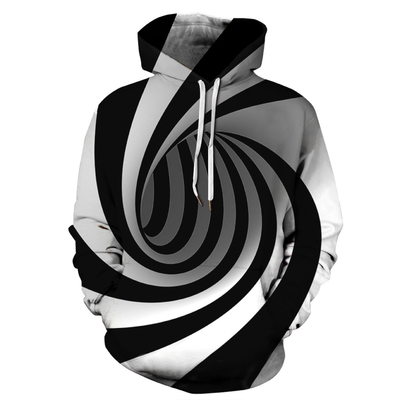 Sobrepeso Grossa Sublimação Impressão Hoodie Custom 3d Poliéster em branco Para Homens
