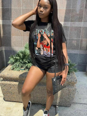 Camisa Gráfica Anti Pilling Baggy Camisa Grande Impressão A Pedido OEM