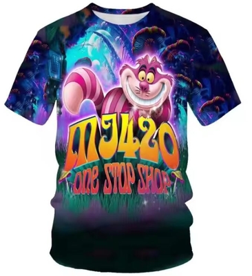 T-shirts de impressão 100% poliéster para maratona