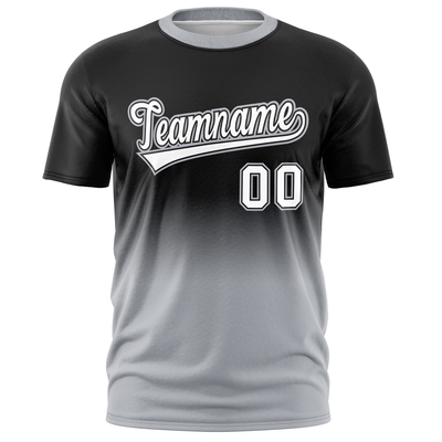 T-shirt personalizado Imprimir Camisa de equipa Traje desportivo personalizado Com calções Nome e número impressos