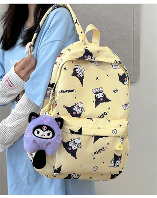 Mochila de viagem para meninas Mochila de escola primária Mochila de viagem impressa Mochila leve