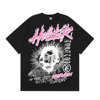 T-shirts grandes Unisex Graffiti tricô Impressão T-shirts Casual Streetwear Vintage Summer Tops T-shirts