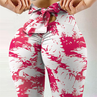 Varejistas Feminino Fitness Leggings de cintura alta Leggings Esportes Impressos Leggings Yoga Sem costura Leggings Tie Dye