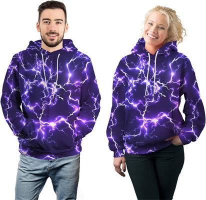 Unisex Novos Homens Novidade Hoodies Cool Lightning Gráfico Hoody Veloz Pullover Camisola com Capuz